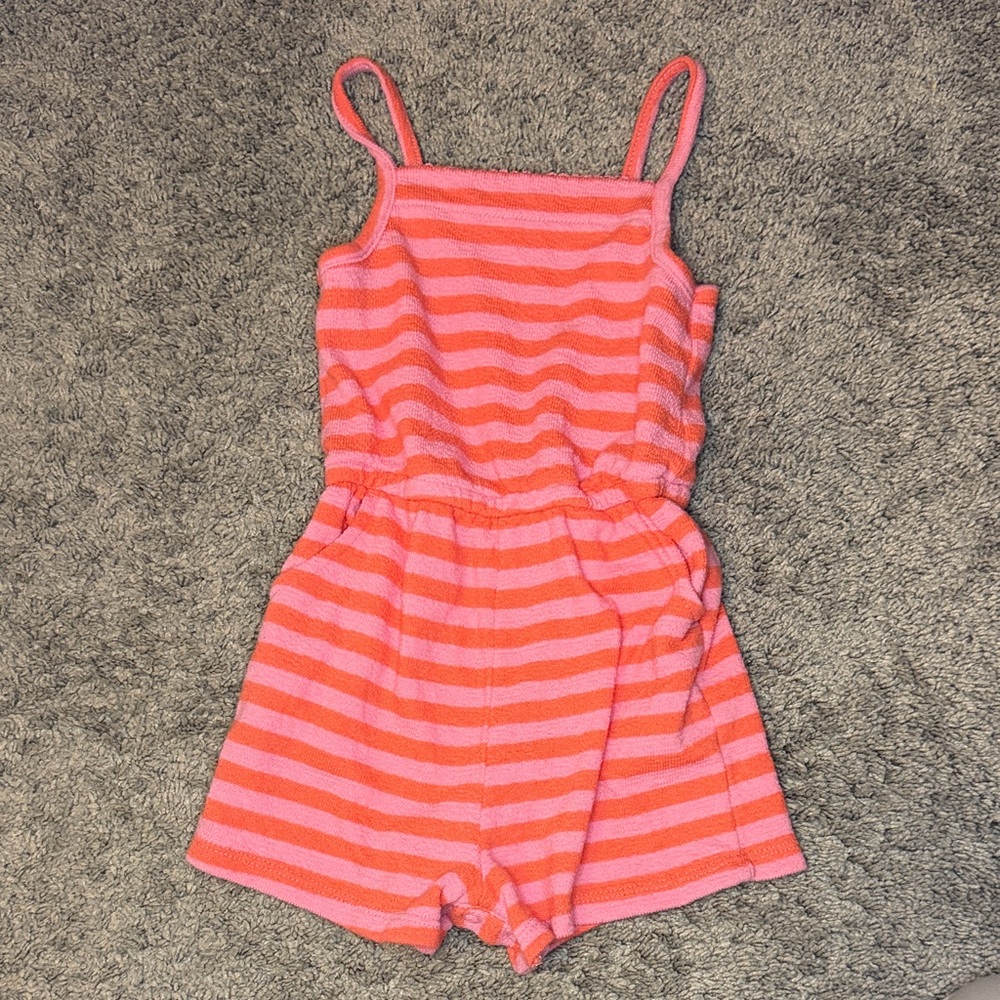 Cat & Jack Vibrant Striped Romper, Size T3